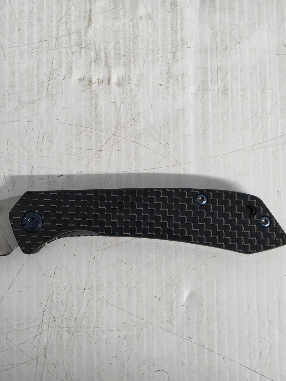 AL18451 Tokisu 6.6cm Stainless Steel Folding Knife (G10 Carbon Handle With Clip) | Fishing & Outdoor Knife - photo 4 of 6