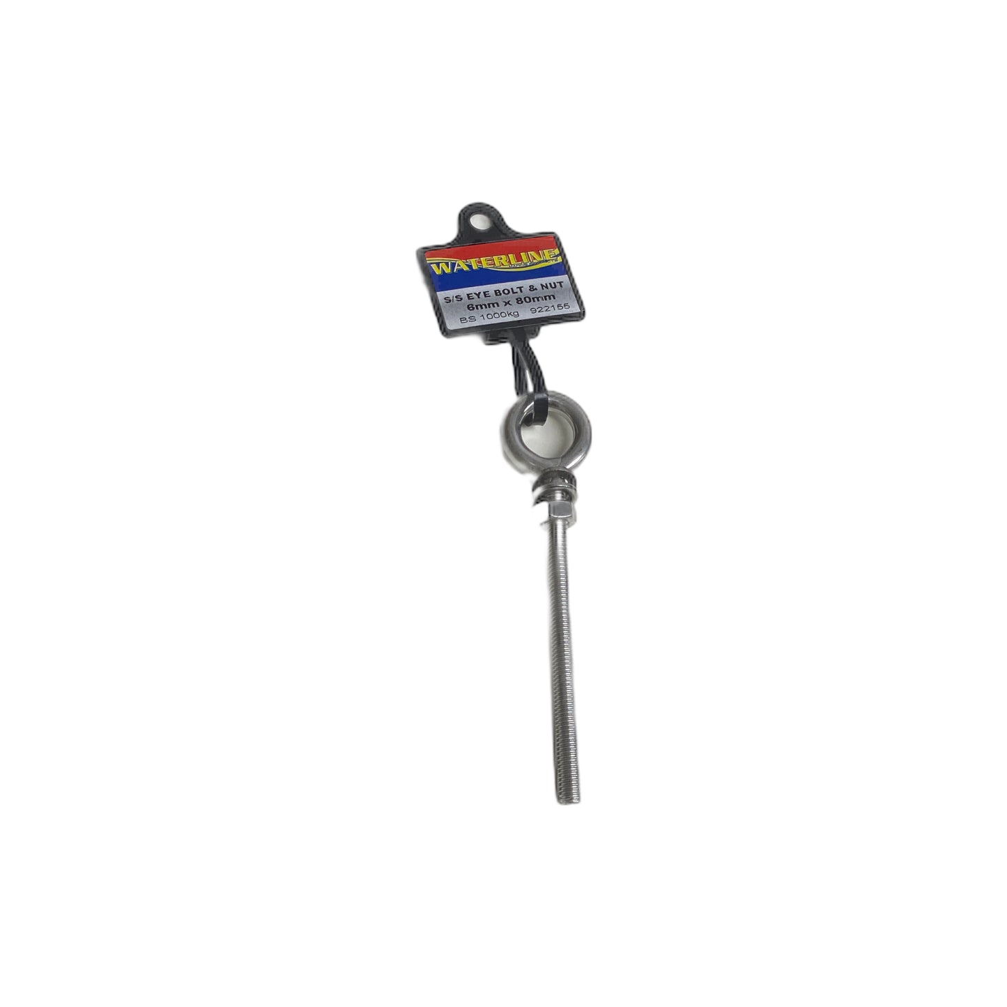 922155 Stainless Steel Eye Bolt 6 x 80mm | Marine Deck Hardware
