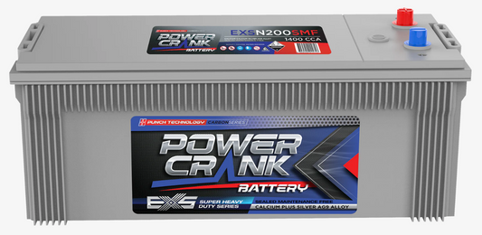 EXSN200 SMF Power Crank 1400 CCA Battery | Truck EXS Series