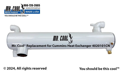 4020101CN Cummins 5.9L / QSB Heat Exchanger 4020101CN 4x25 Replacement Mr Cool