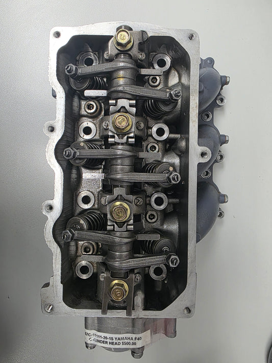 67C-11111-20-1S Yamaha F40 Cylinder Head | Genuine Used Part
