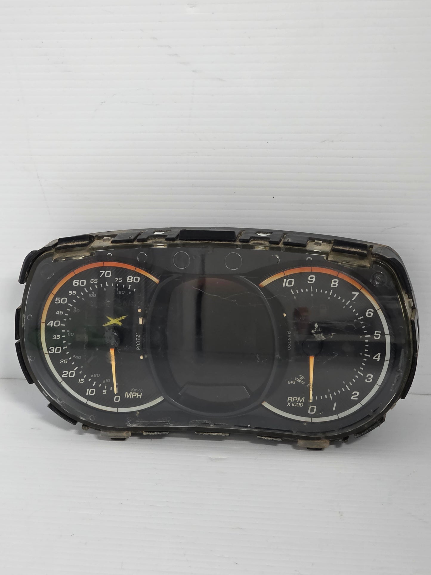 278002961 Seadoo LCD Gauge (Sun Damaged) | Genuine Used Part