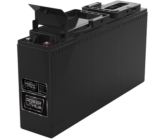 LFP12.8V110AH-FT-BT Power Crank 110 AH Battery | 12V Lithium Front Terminal Deep Cycle