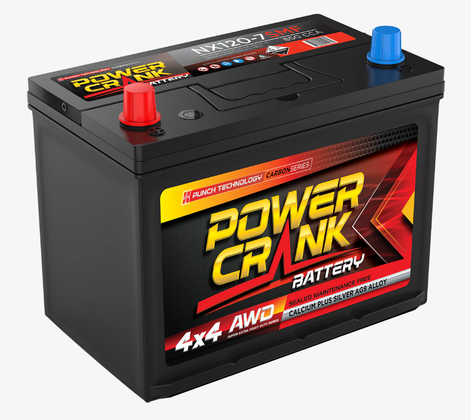 NX120-7 SMF Power Crank 850 CCA Battery | AWD/4X4, Truck & Heavy Equipment Series