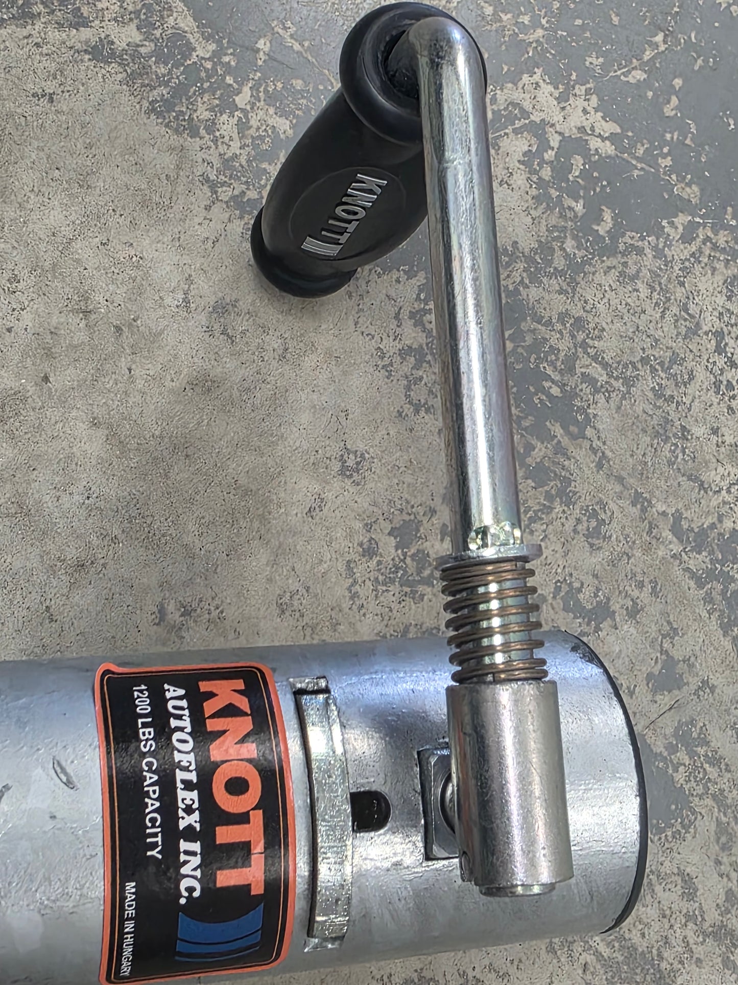 H3941 Mackay 1293 Dunbier Knott Swing up Jockey wheel TK57-210/50m | Marine Trailer Part