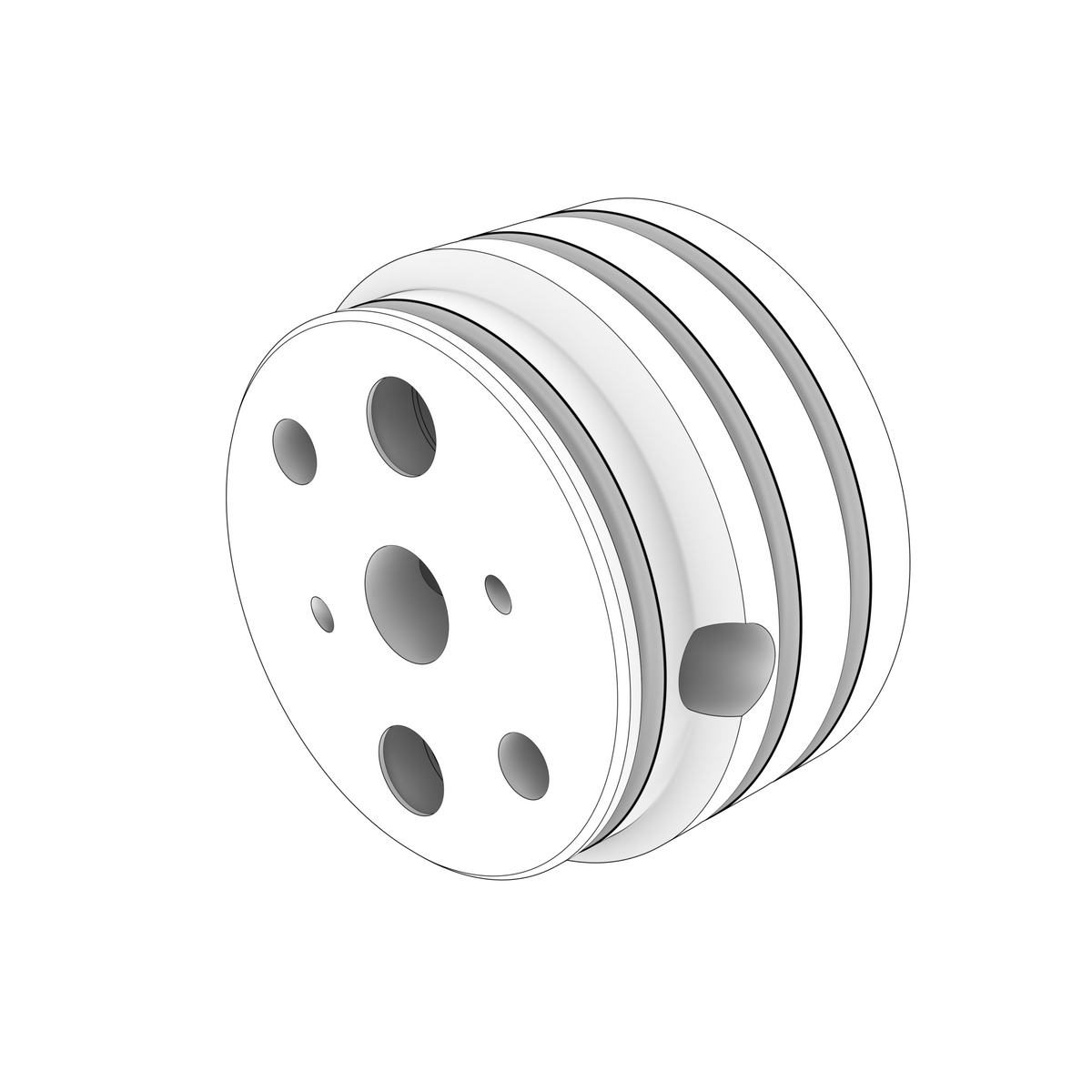 3861061 Valve Housing | Genuine Volvo Penta Part