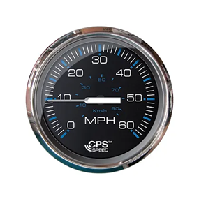 204660 Faria Chesapeake Black 4" Speedo 60mph (needs pitot kit 204936, sold separately) | Genuine Faria Gauge