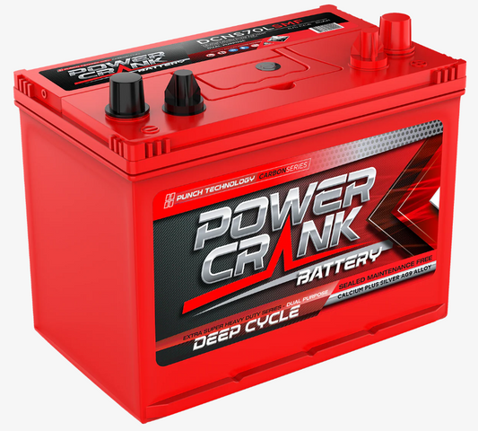 DCNS70LSMF Power Crank 675 CCA Battery | Deep Cycle Series
