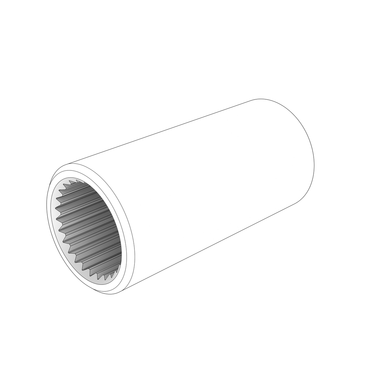 23135663 Splined Sleeve | Genuine Volvo Penta Part