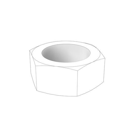60111964 Hexagon Nut | Genuine Volvo Penta Part - photo 2 of 2