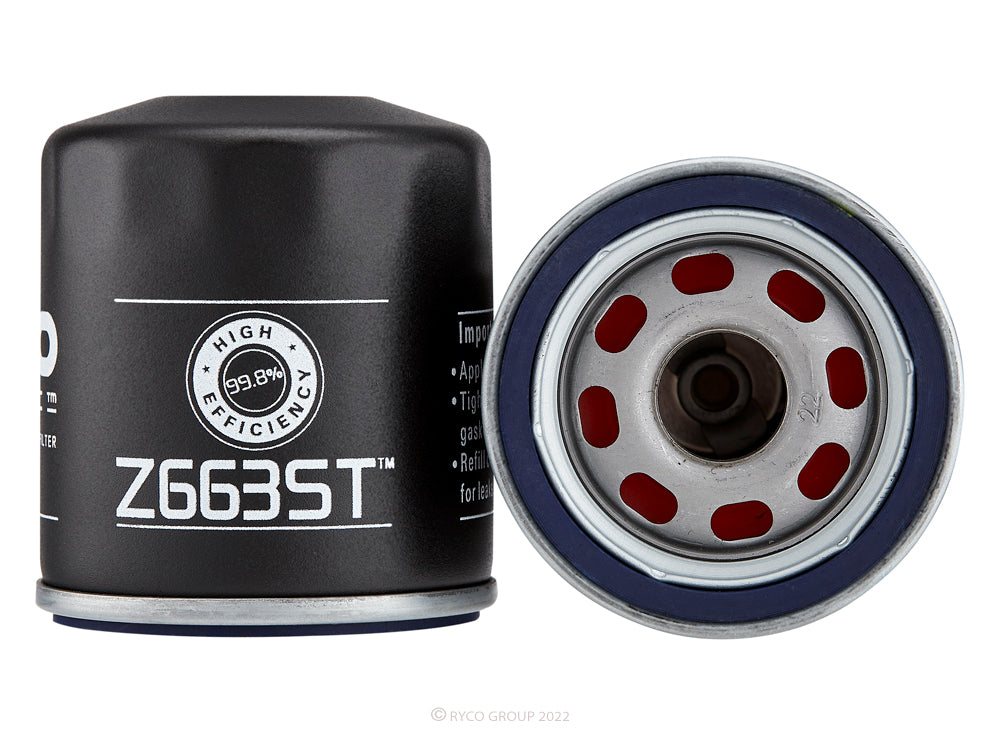 Z663ST Ryco Oil Filter | Genuine Ryco Filter