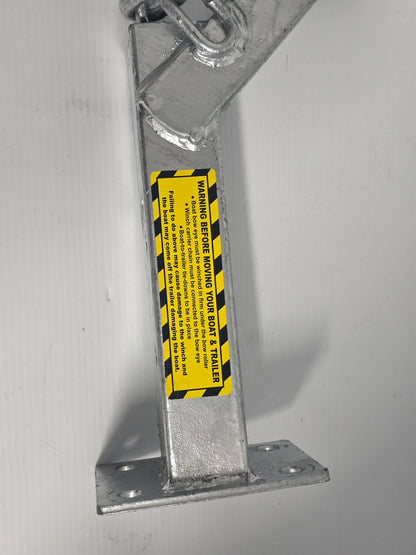 3480 Dunbier Trailer Winch Carrier Inc Bow Roller Suit 50mm Sq