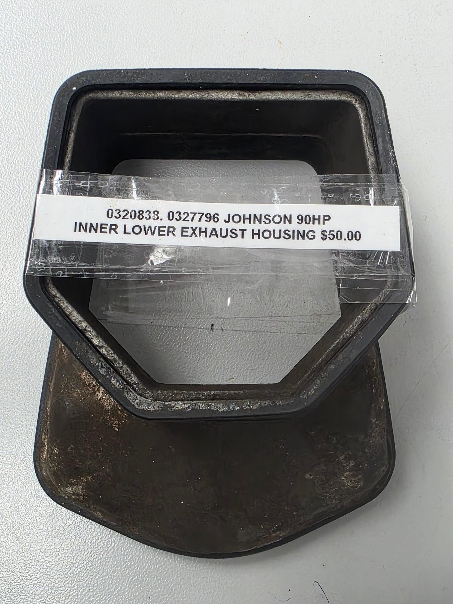 0320838 0327796 Johnson 90HP Inner Lower Exhaust Housing | Genuine Used Part