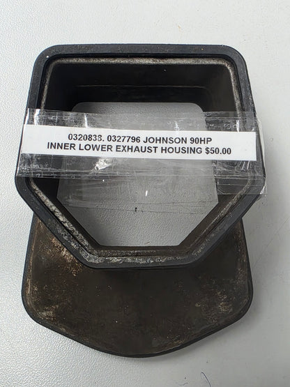0320838 0327796 Johnson 90HP Inner Lower Exhaust Housing | Genuine Used Part