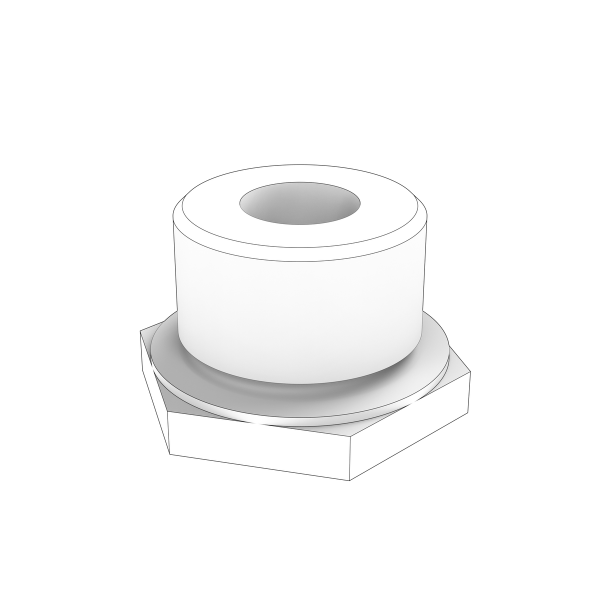 984466 Reduction Nipple | Genuine Volvo Penta Part