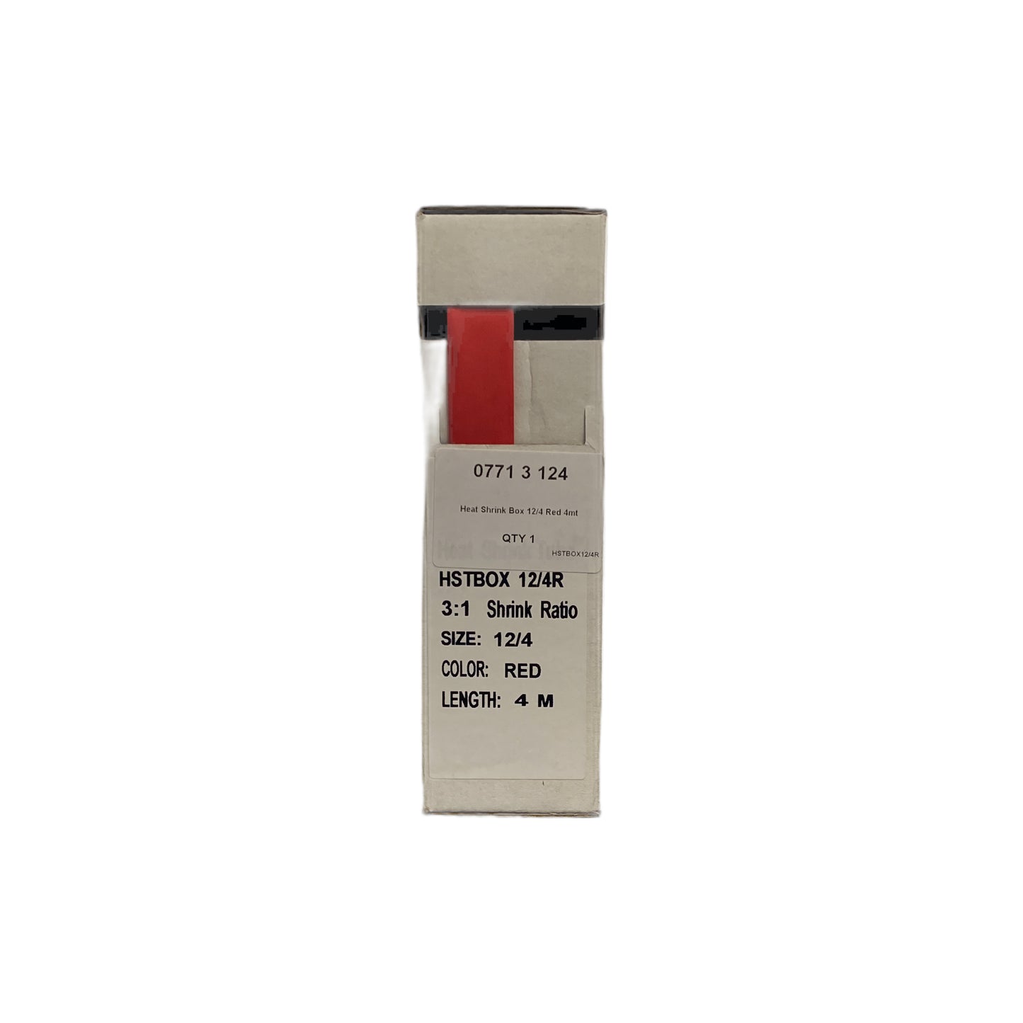 07713124 Heat shrink 12/4 red | Genuine Wurth Product