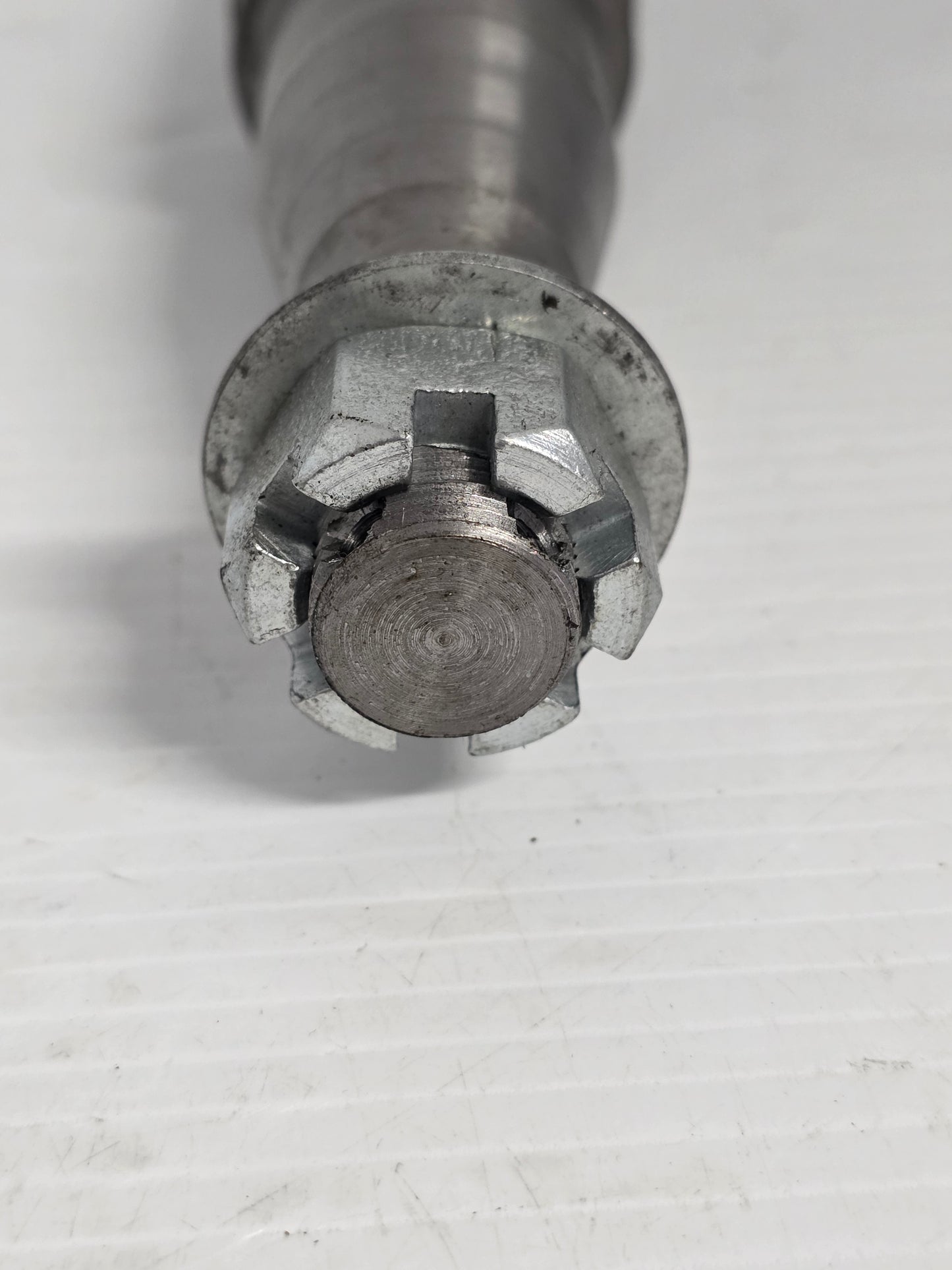 A1421N Mackay 1631 Dunbier Axle Round Stub & Nut 200mm x 45mm Suits (Slimline) | Marine Trailer Part