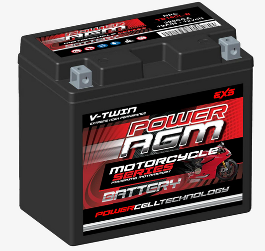 NPC-YB16-B Power Crank 380 CCA 19 AH Battery | Power AGM Series
