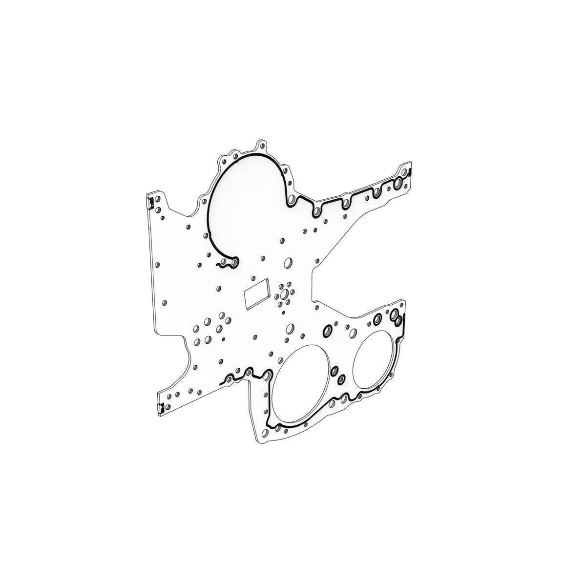 22190294 Timing Gear Plate | Genuine Volvo Penta Part - photo 2 of 2
