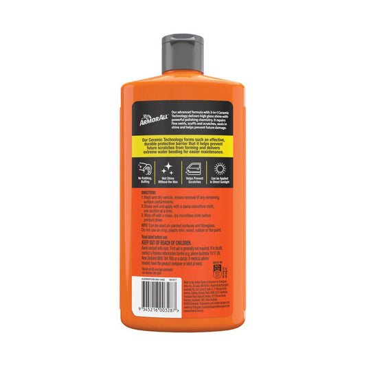 Armor All Ultra Shield Polish & Sealant With 3-in-1 Ceramic 500mL (Replaces NF-76 Nufinish Polish 473ml) | Detailing Product