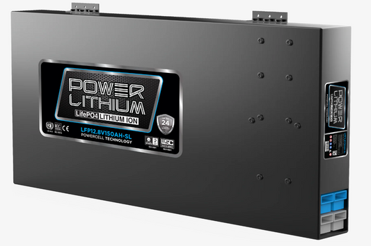 LFP12.8V150AH-SL Power Crank 150 AH Battery | 12V Lithium Slimline Deep Cycle