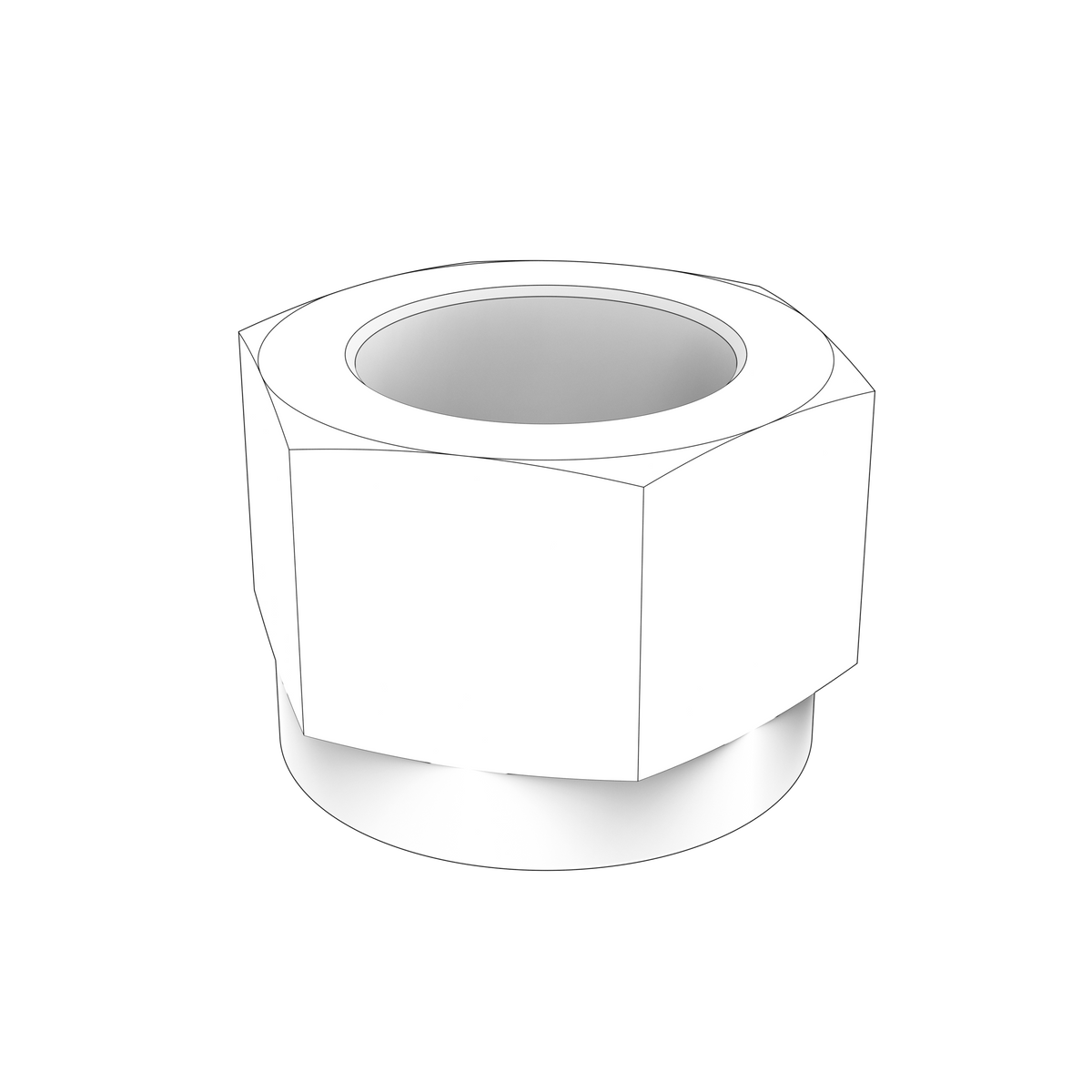990984 Lock Nut | Genuine Volvo Penta Part