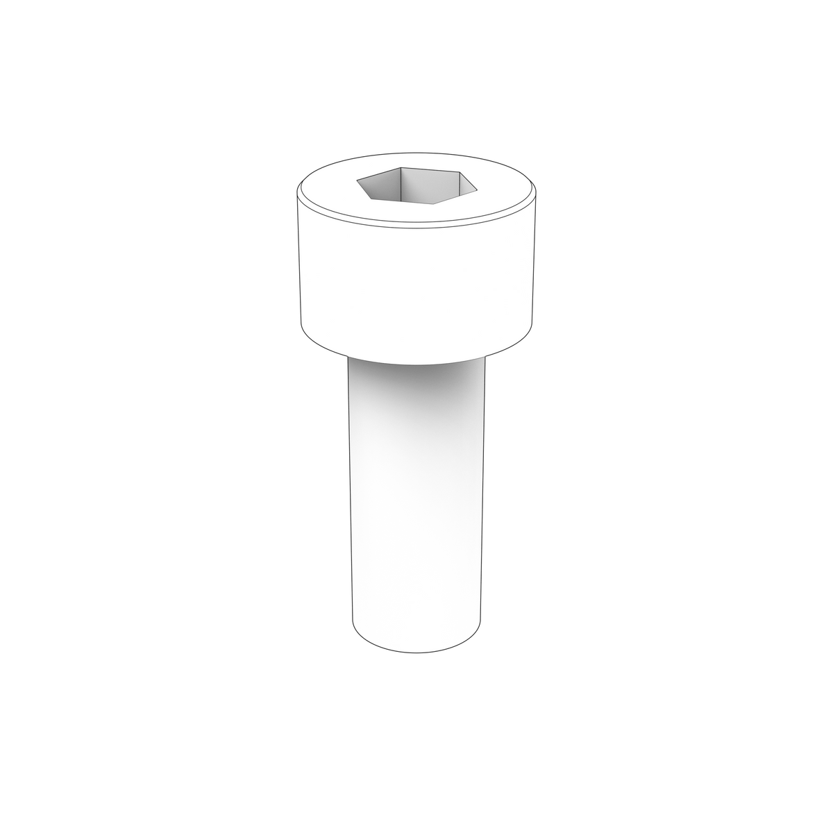 21360480 Hex Socket Screw | Genuine Volvo Penta Part - photo 2 of 2
