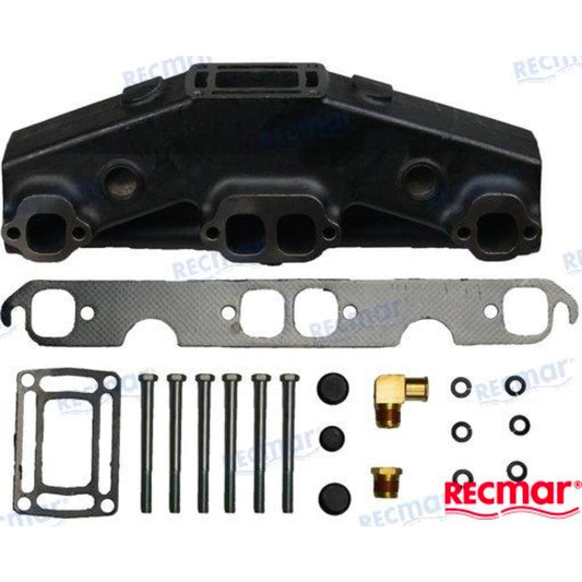 MAR501 Bombardier Volvo Penta Exhaust Manifold Mar501 For 5.7L Gm V8 Engine (Recmar - Aftermarket Replacement)