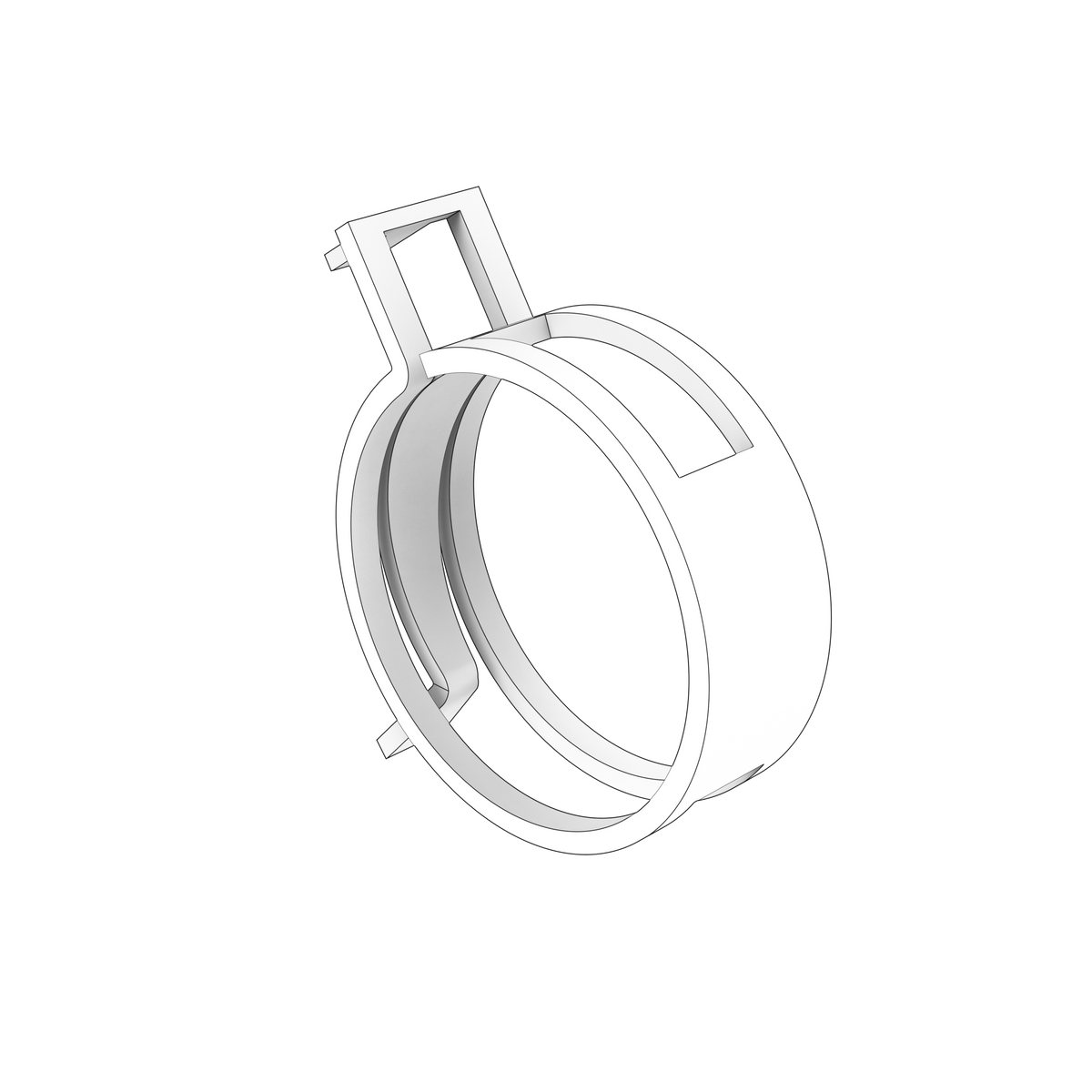 995901 Hose Clamp | Genuine Volvo Penta Part - photo 2 of 2