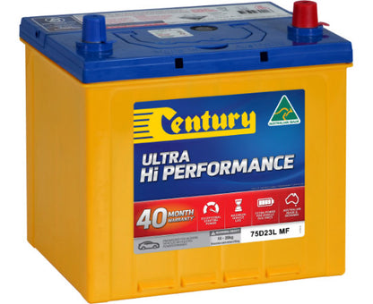 107124 Century 75D23L MF Ultra Hi Performance Battery | Genuine Century Battery