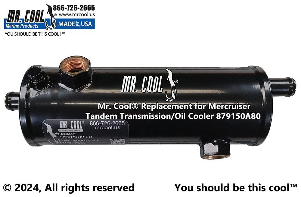 879150A80 / 8M0181781 Aftermarket Mercruiser Zeus 3000 Horizontal Transmission Oil Cooler | Sawley's Select Marine Parts