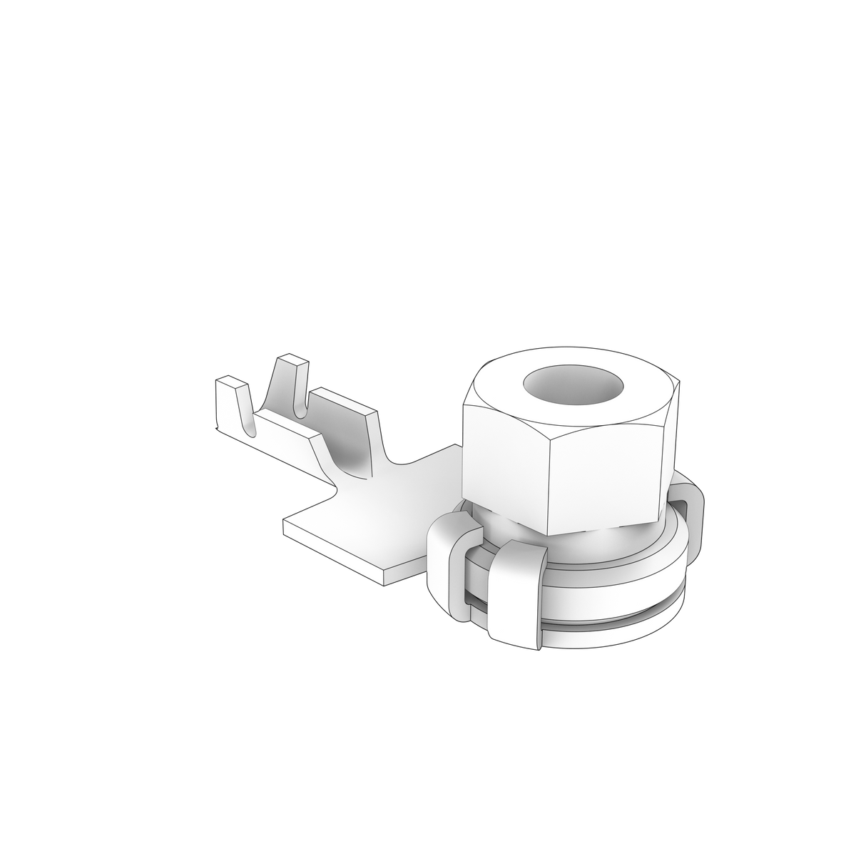 8140576 Nut | Genuine Volvo Penta Part