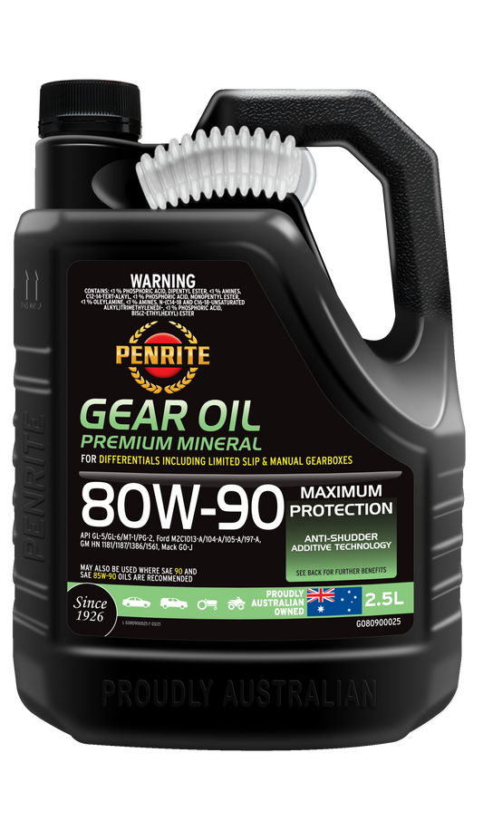 GO80900025 Gear Oil 80W90 (Mineral) 2.5L