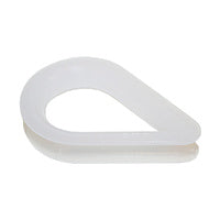 RWB2701 Thimble - White Nylon 8mm | Marine Deck Hardware