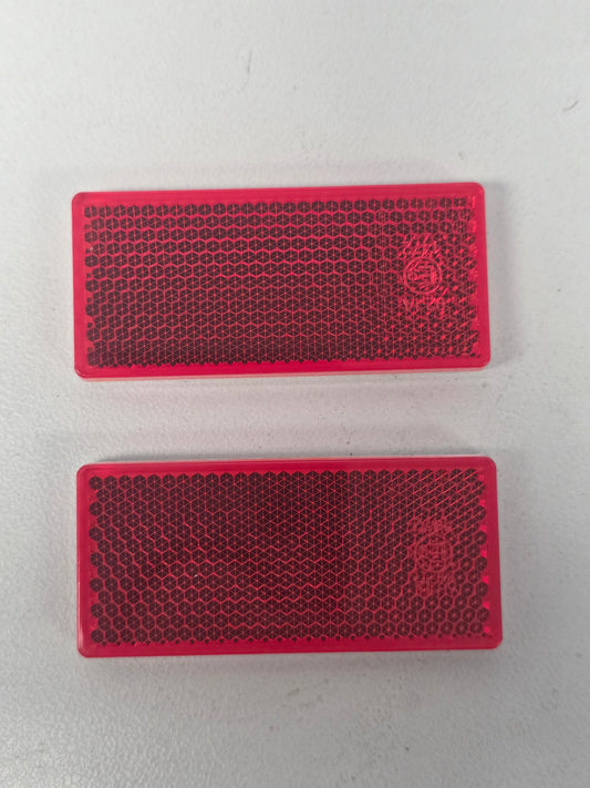 E5014-2 Mackay Reflector Red         Self Adhesive (Clam Shell) (Pr) Dunbier 2453S