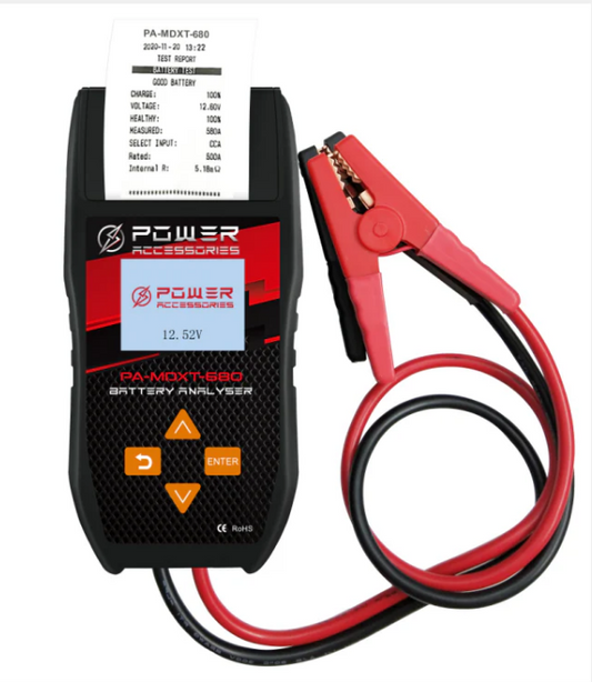 PA-MDXT-680 Power Crank Color LCD Screen Battery Analyser With Printer | Power Accessories