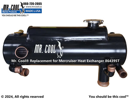 864395T Aftermarket Mercruiser 4.3L/5.0L/5.7L/6.2L Heat Exchanger Without Hose | Sawley's Select Marine Parts
