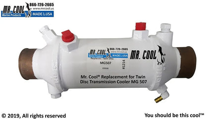 MG 507 Aftermarket Twin Disc Transmission Cooler | Sawley's Select Marine Parts