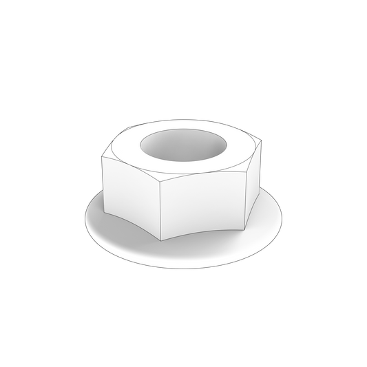969390 Flange Nut | Genuine Volvo Penta Part
