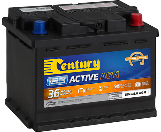 106122 Century DIN53LH AGM ISS ACTIVE AGM Battery
