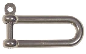 SS362-10 10mm S/S Long D Shackle | Marine Deck Hardware