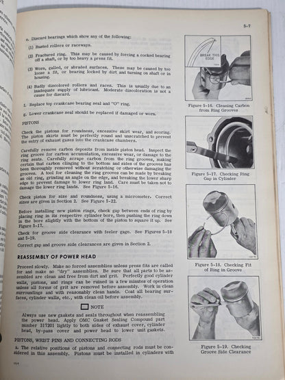 1974 Johnson 25HP Service Manual | Genuine Used Manual