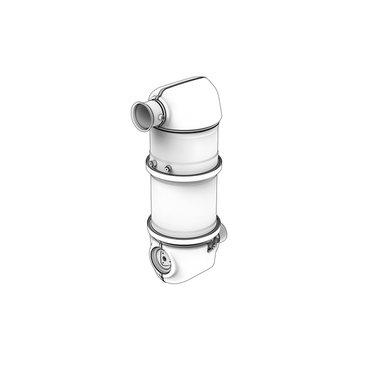 24465828, Muffler | Genuine Volvo Penta Part