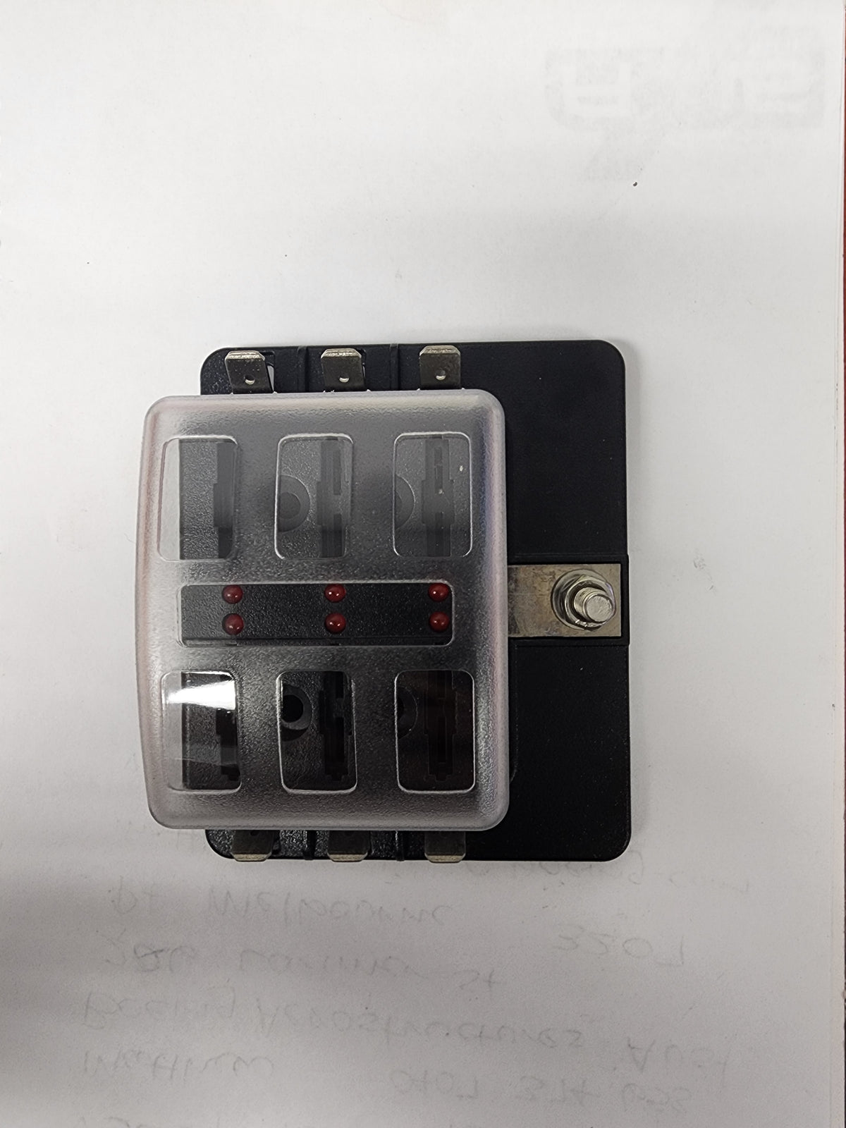 SZ2096 Powertech 6-Way Spade terminal Fuse Block | Marine Electrical Part