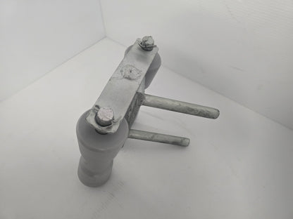 3157H Dunbier Hard Poly Roller & Bracket Double  8"