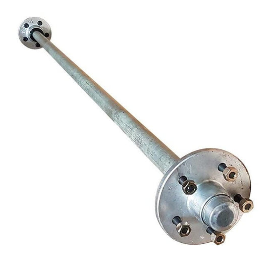 A1206 Mackay Axle 39 Round Complete with Hubs 1650mm (65") | Marine Trailer Part