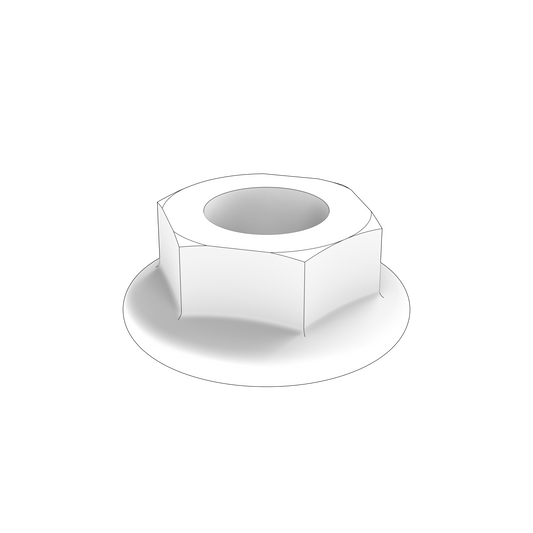 981124 Flange Nut | Genuine Volvo Penta Part