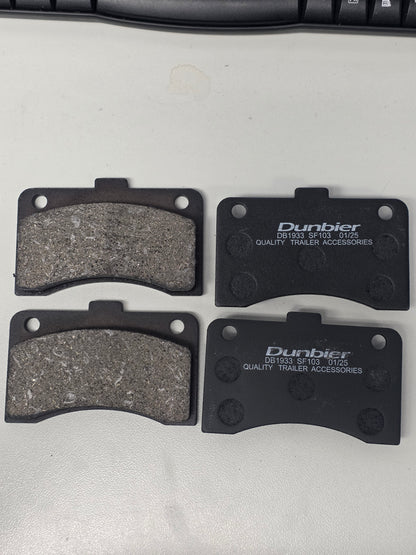 H3264-2 Mackay 1933 Dunbier Disc Caliper Pads Suits Mechanical 2 Bolt Type From Jan 17 Pack of 4 | Marine Trailer Part