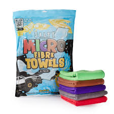 5pc Microfibre Towel Pack | Genuine Salty Captain Product