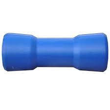 2908D Dunbier Hard Poly Dog Bone Blue Keel Roller 8" | Marine Trailer Part